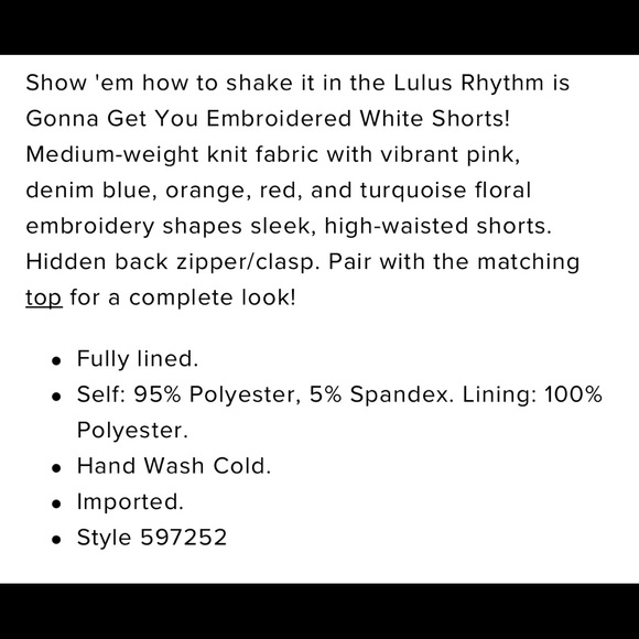 NEVER WORN “Rhythm Will Get You Embroidered” Set - Picture 8 of 8